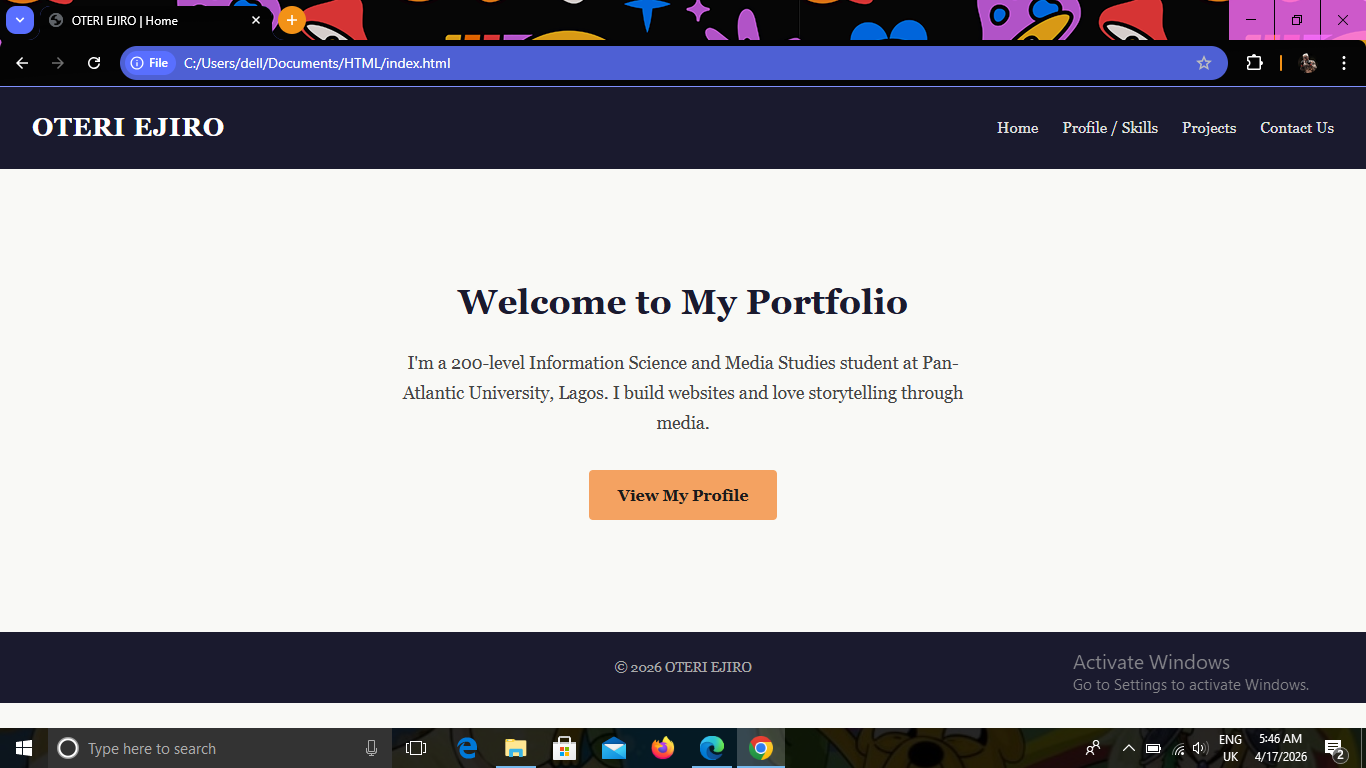 Portfolio Website